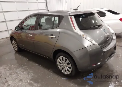 2015 Nissan Leaf S z USA, uszkodzony, nr VIN 1N4AZ0CP6FC311626